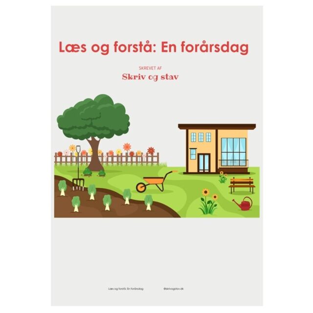 Læs og forstå: En forårsdag - Skriv og stav