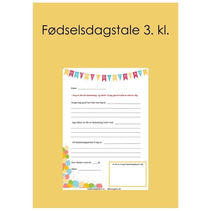 fødselsdagstale