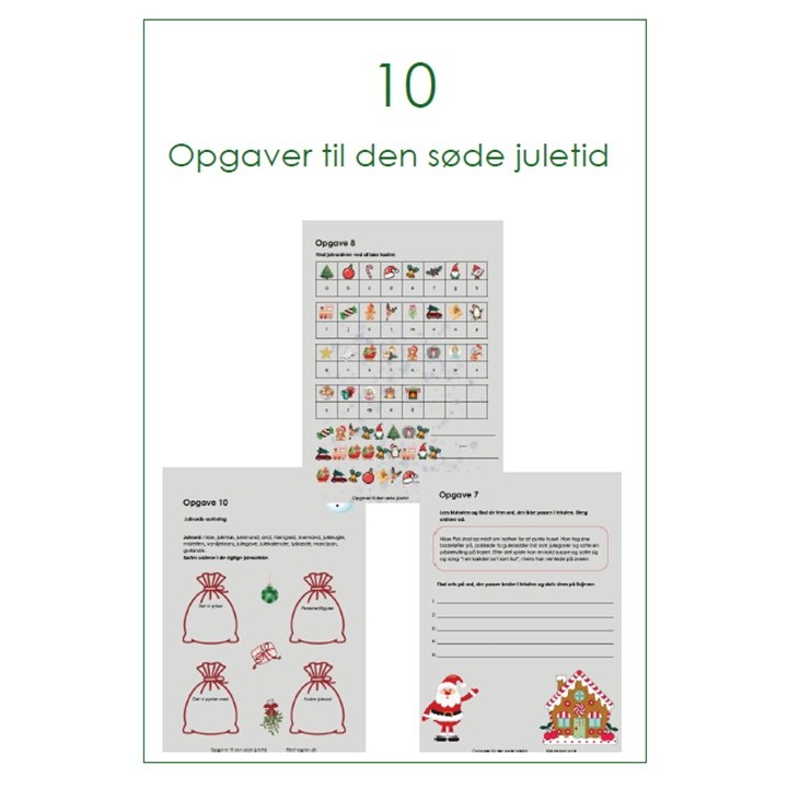 opgaver til den søde juletid
